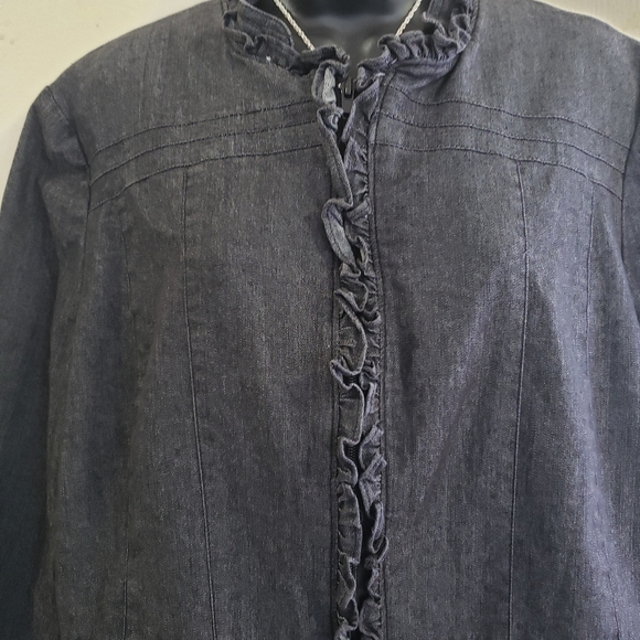 Sandro Studio/women's denim jacket - Picture 6 of 7